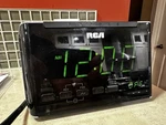 Rca Digital Clock Radio 2-ALARM RC40-A Product Black/gray Works Great. Fixed Price $20.00.