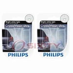 2 Pc Philips License Plate Light Bulbs For Acura Cl Csx Ilx Mdx Rdx Rl Jb. Fixed Price $26.14.