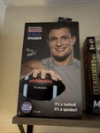 Brookstone Rob Gronkowski Bluetooth Wireless Football Speaker Nib. Fixed Price $30.00.