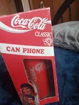 Classic Coca Cola Can Phone. Fixed Price $60.00.