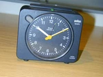 Braun Analog Alarm Clock Silentime. Fixed Price $118.00.