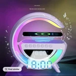 Modern Led Clock Radio Bluetooth Speaker Wireless Charging Digital Night Light. Fixed Price $30.99.
