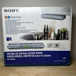 Sony ICF-CDK50 Under Cabinet Player Kitchen Clock Am/fm Radio Brand New. Fixed Price $254.74.