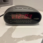 Coby CR-A52 Am Fm Alarm Clock Radio Gray- Works Tested. Fixed Price $10.00.