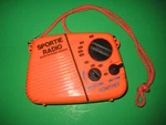 Pomtrex Sportie Radio Orange Model 110-12387 Vintagefrom Late '80'S. Fixed Price $35.00.