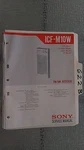 Sony ICF-M10W Service Manual Original Repair Book Receiver Radio. Fixed Price $19.98.
