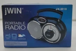 Jwin JX-M19 Portable Am Fm Weather Radio. Tv Channel Htf Black Model Travel Size. Fixed Price $52.70.