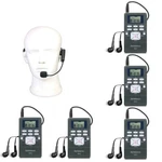 Retekess Church Translation System With 1 Fm Transmitter & 5 Radio Receivers. Fixed Price $69.99.