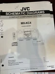 Jvc MX-KC4 CA-MXKC4 Schematics (service Manual) Only **original**. Fixed Price $10.99.