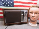Estate* Mid Century Sony ICF-9740W Am/fm Table Radio Works & Sounds Excellent. Fixed Price $29.99.