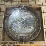 Rivers Edge Products 15-INCH Wall Clock, Distressed Analog With TIN/DWK101. Fixed Price $25.00.