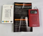 Vondior Digital Sound Am/fm Portable Pocket Radio Red. Fixed Price $19.86.