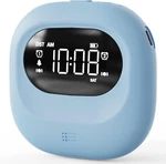 Rocam Loud Dual Alarm Clock With Bed Shaker, Vibrating Small, Portable, Blue. Fixed Price $26.05.