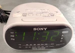 Sony ICF-C318 Dream Machine Dual Alarm Am/fm Clock Radio White Green Led Tested. Fixed Price $27.99.
