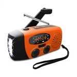 Survival Solar Hand Crank Radio: Am/fm/noaa Weather (orange). Fixed Price $33.99.