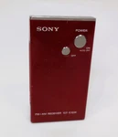 Sony ICF-E10W Fm/am Receiver Compact Radio Working, One Channel Is Intermittent. Fixed Price $69.99.