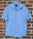 Johnnie-o Men's Large Top Shelf Sonic Button Up Shirt Wake Blue JMWS1970. Fixed Price $28.00.