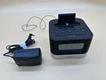 Ihome Space Saving Wake Sleep Lighting Dock Fm Radio Alarm Clock Speaker IPL10. Fixed Price $22.00.