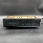 Vintage Alarm Clock Radio Woodgrain Dual Wake Up Panasonic Model Rc 6215 1980S. Fixed Price $36.92.