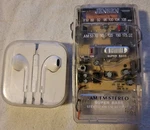 Jensen JSR-1000B Clear Am/fm Pocket Radio Tested Works Apple Earbuds. Fixed Price $16.99.
