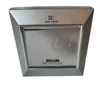 Philips Clock Radio Dual Alarm AJ3230 Mirrored Screen Tested And Working. Fixed Price $22.99.