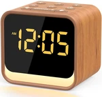 Housbay Wooden Sound Machine Alarm Clock For Bedrooms Gentle Wake-up With Bird. Fixed Price $35.20.
