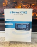 Siriusxm STRATUS7 Dock & Car Satellite Radio System Blue Display New SSV7V1. Fixed Price $28.00.