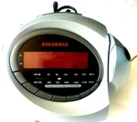 Sylvania Projection Am/fm Radio Desk Clock SCR1320. Fixed Price $10.89.