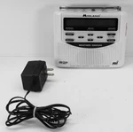 Midland *WR-120EZ* Emergency Weather Alert Radio Alarm Clock White, Works. Fixed Price $9.95.