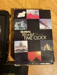 Vintage Global World Time Clock Box & Instructions SP13342. Fixed Price $12.00.