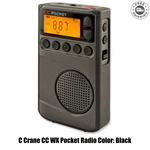 Crane Wx Pocket Radio Color: Black. Fixed Price $105.00.