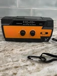 Vondior Emergency Crank/solar Radio Am/fm/noaa 3 Mode Flashlight Cellphone Charg. Fixed Price $28.00.