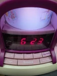 Disney Princess Castle Digital Clock Radio Pink Purple Alarm Snooze Fm/am. Fixed Price $55.00.
