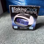 Sentry CL936 Talking Digital Alarm Clock W/ Backlight Date & Temperature. Fixed Price $13.00.