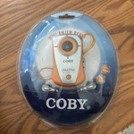 Orange Coby Mini Am/fm Radio CX-71 Headphones Included Sealed Vintage New. Fixed Price $15.00.