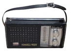 Vintage Wendell West CR-7A Transistor 8 Radio Japan Black Leather Case Hi-fi Am. Fixed Price $48.95.