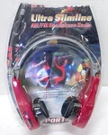 Coby Jogger Ultra Slimline Am/fm Headphone Radio CX-21 Sports Headset Red. Fixed Price $19.99.