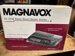 Vintage Magnavox Aj 3230 Am/fm Dual Alarm Clock Radio And Manual Nib. Fixed Price $27.00.