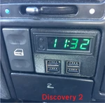 Land Rover Discovery 2 Multi-function Usb Clock Kit Green Led Temperature Volt. Fixed Price $74.01.