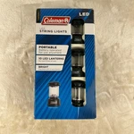 Coleman Led String Lights 10 Lanterns Portable Battery Operated Model 2000001475. Fixed Price $48.00.