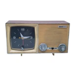 Vintage Electro Brand Fm Am Alarm Radio Faux Wood & Gold Model #4471 It Works!. Fixed Price $59.99.