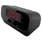 Timex T129 Alarm Clock W/ 24 Hour Set & Forget Red Display 2USB Ports. Fixed Price $19.99.