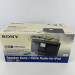Sony Speaker Dock Clock Radio 30 Pin Ipod ICF-C1IP MK2 Dream Machine New Y2K. Fixed Price $123.45.