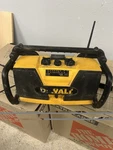 Dewalt Work Site Radio DW911 Yellow Black Antenna. Fixed Price $60.00.