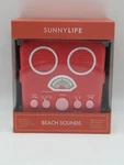 Sunnylife Beach Sounds Portable Radio Speaker MP3 Retro Coral #C111. Fixed Price $74.55.