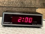 Vintage Spartus Alarm Clock 1108 Battery Reserve. Fixed Price $19.99.