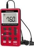 Retekess V112 Portable Pocket Radio Am Fm Digital Tuning Stereo Rechargeable Red. Fixed Price $29.99.