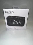 Jensen JCR-229 Dual Alarm Clock Radio Black. Fixed Price $19.99.