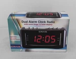 Craig Dual Alarm Clock Radio Black 1.2 In Led Display Digital Am/fm Pll Snooze. Fixed Price $11.99.