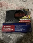 Timex Message Recorder Alarm Clock With Nature Sounds T138B New Sealed Old Stock. Fixed Price $50.00.